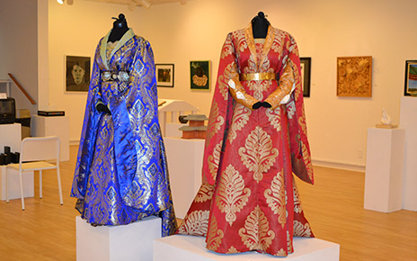 Allen's costumes on display