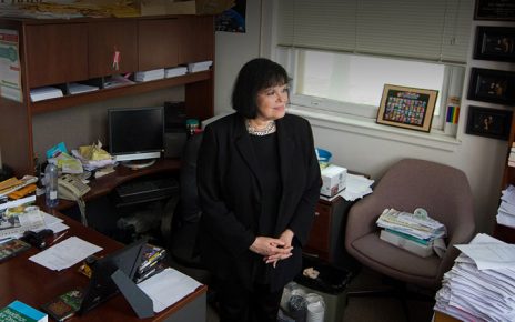 Professor Etti Naveh-Benjamin in her office