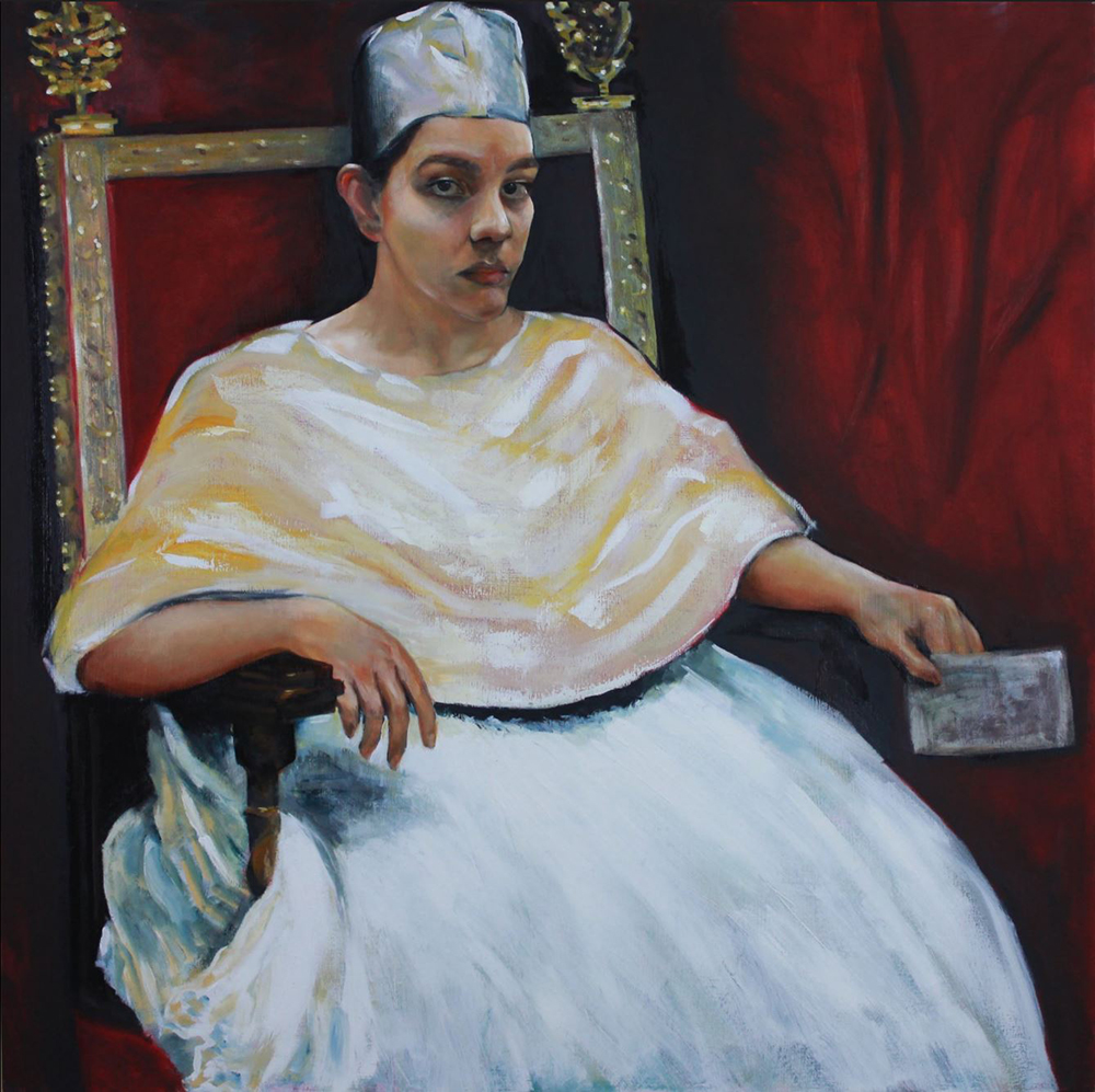 Carina Jimenez painting