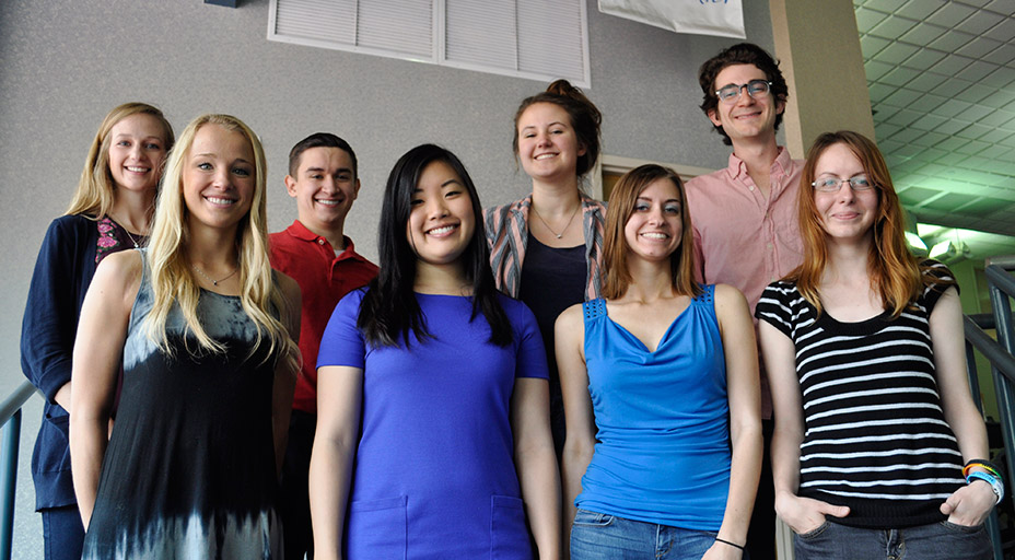 Group shot of award winning tutors