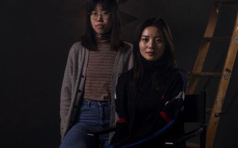 Fanxi Sun and Roxanne Wan pose for a photo