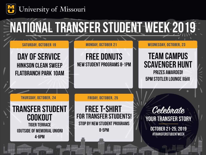 Transfer Week // Undergraduate Studies // University of Missouri